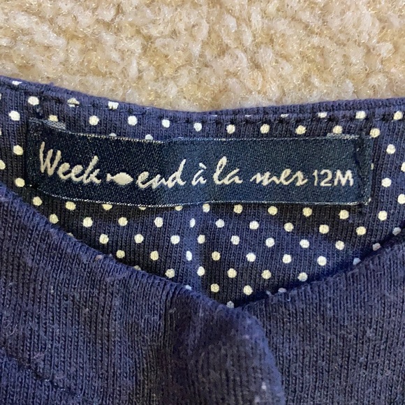 Navy cardigan WSLM 9-12m - Picture 2 of 4